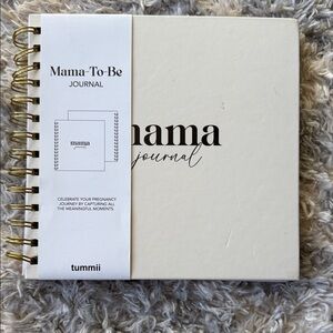 Cream Mama-To-Be Journal